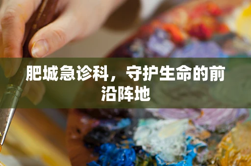 肥城急诊科，守护生命的前沿阵地