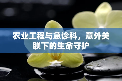 农业工程与急诊科，意外关联下的生命守护