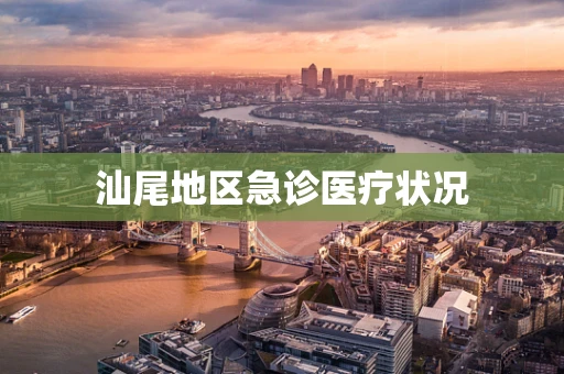 汕尾地区急诊医疗状况
