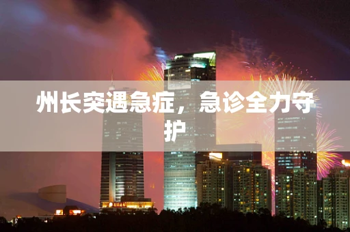 州长突遇急症，急诊全力守护