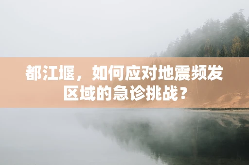 都江堰，如何应对地震频发区域的急诊挑战？