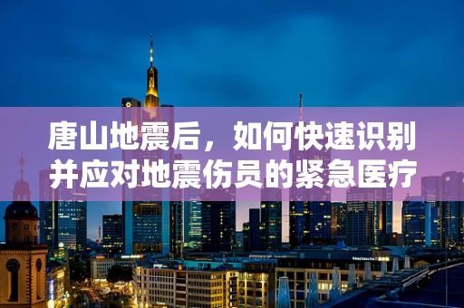 唐山地震后，如何快速识别并应对地震伤员的紧急医疗需求？
