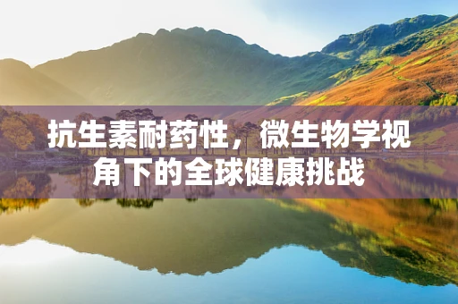 抗生素耐药性，微生物学视角下的全球健康挑战