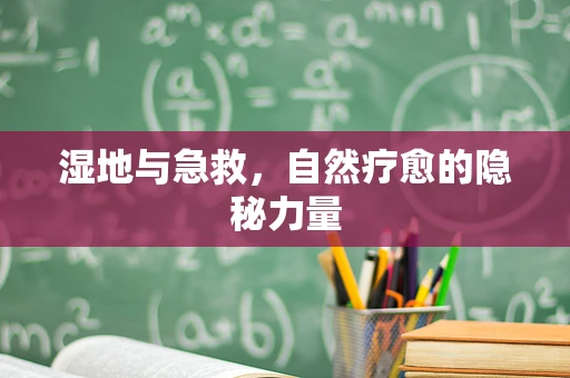 湿地与急救，自然疗愈的隐秘力量