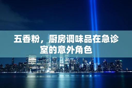五香粉，厨房调味品在急诊室的意外角色