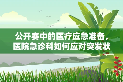 公开赛中的医疗应急准备，医院急诊科如何应对突发状况？