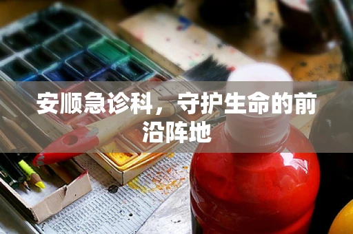 安顺急诊科，守护生命的前沿阵地
