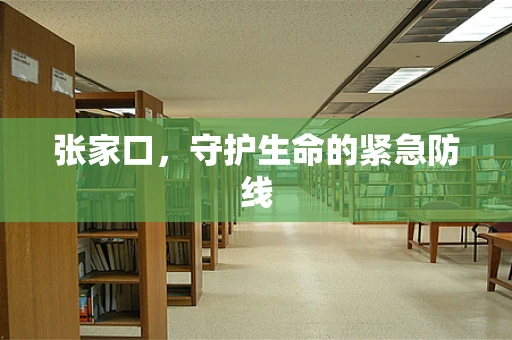 张家口，守护生命的紧急防线
