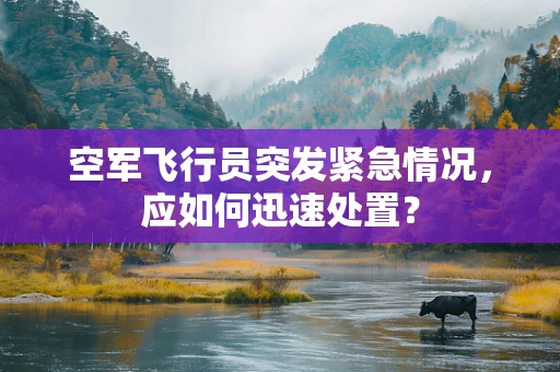 空军飞行员突发紧急情况，应如何迅速处置？