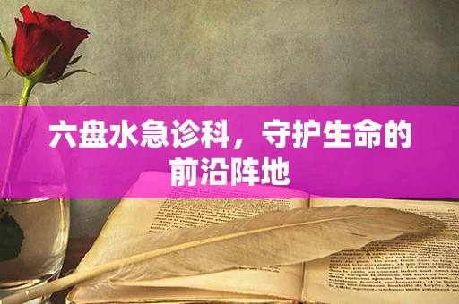 六盘水急诊科，守护生命的前沿阵地