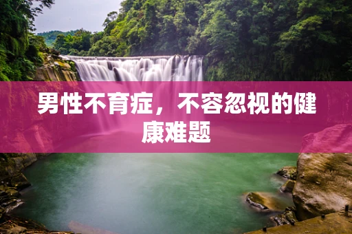 男性不育症，不容忽视的健康难题