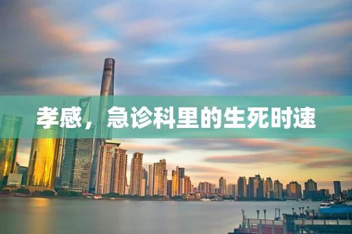 孝感，急诊科里的生死时速