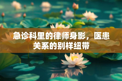 急诊科里的律师身影，医患关系的别样纽带