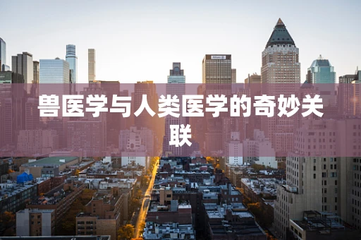 兽医学与人类医学的奇妙关联