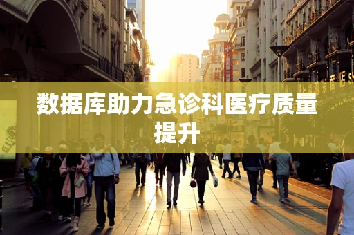 数据库助力急诊科医疗质量提升
