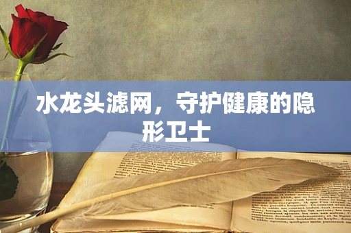 水龙头滤网，守护健康的隐形卫士