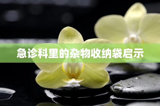 急诊科里的杂物收纳袋启示