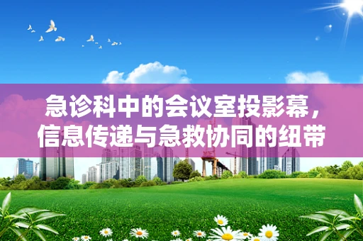 急诊科中的会议室投影幕，信息传递与急救协同的纽带