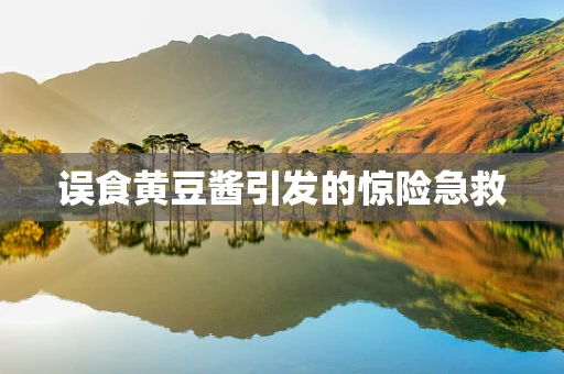 误食黄豆酱引发的惊险急救