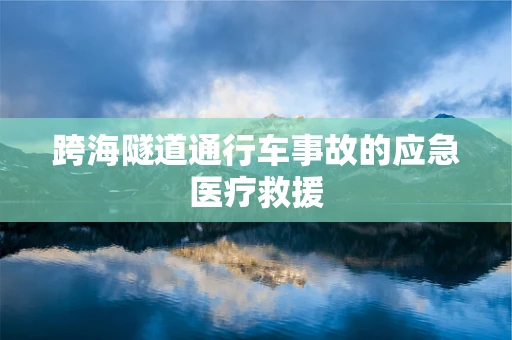 跨海隧道通行车事故的应急医疗救援